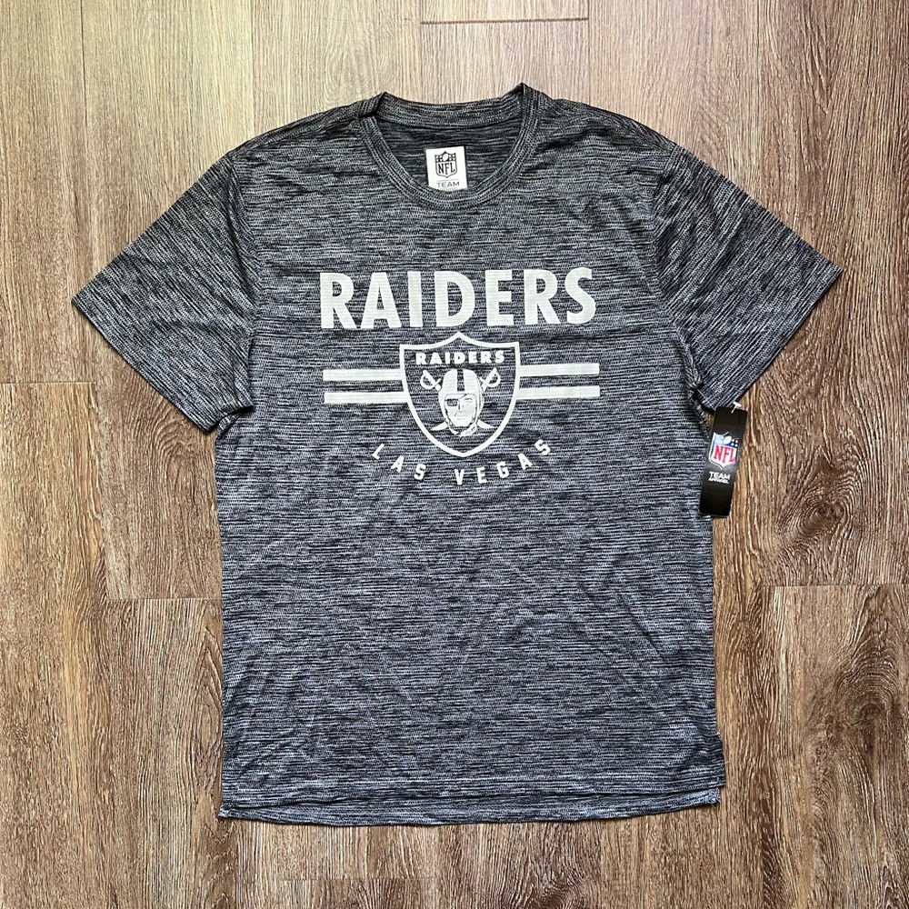NFL Raiders Men's Gray T-Shirt